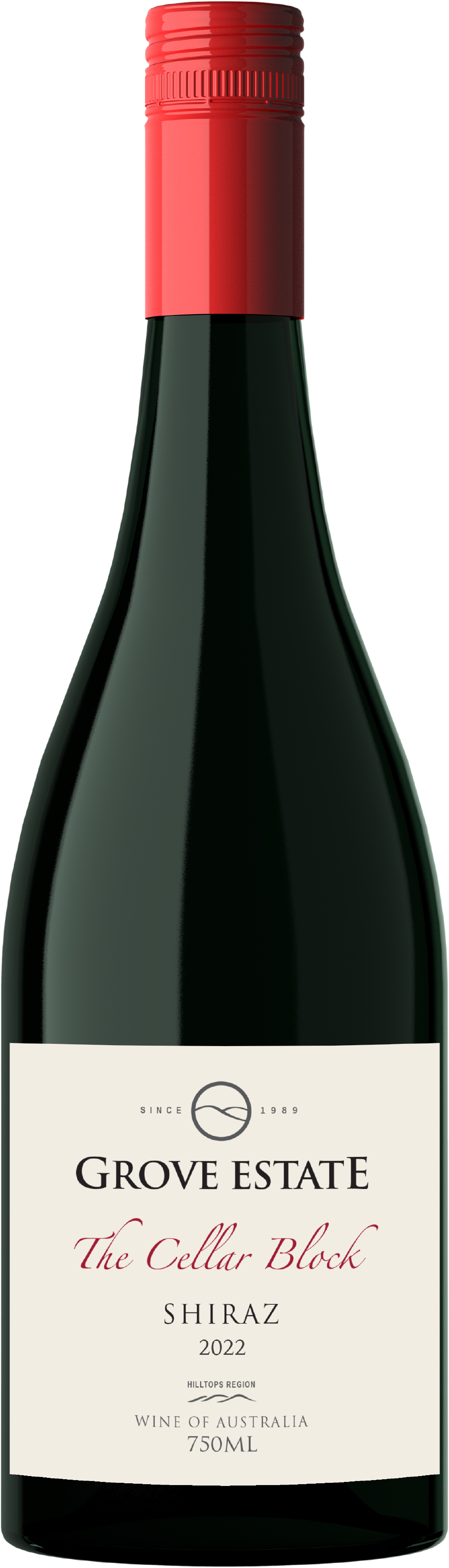 Grove Estate Wines The Cellar Block Shiraz 2022